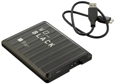 Produktbild von WD_BLACK P10 Game Drive for Xbox One WDBA6U0020BBK - Festplatte - 2 TB - extern (tragbar) - USB 3.2 Gen 1 - Schwarz mit weißer Verzierung -