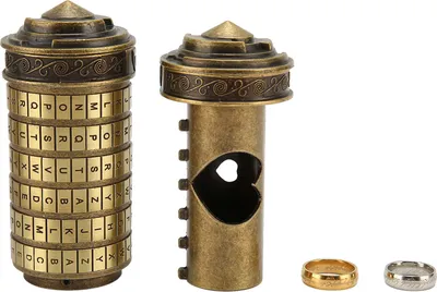Obrázek produktu pro Zámek s písmenem hesla,Hračka se zámkem s písmenem hesla,Zámek s písmenem hesla cryptex,Romantický zámek s písmenem hesla,Zámek s kombinací písmen,Zámek s kovovým písmenem hesla