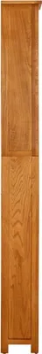 Obrázek produktu pro vidaXL Regál na knihy se 7 přihrádkami 60x22x200 cm dubový masiv