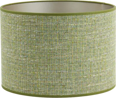 Produktbild von Light & Living - Lampenschirm Tweed - Grün - 30x30x21cm - Stoffschirm für E27