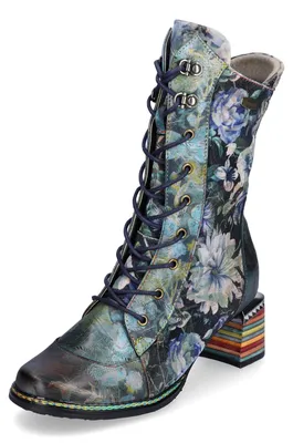 Produktbild von Laura Vita Damen Schnürstiefelette grün
