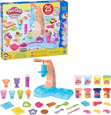 Image de Play-Doh Kitchen Creations F7378, Kit créatif pour enfants, 3 ans et plus, Non toxique, Différentes couleurs