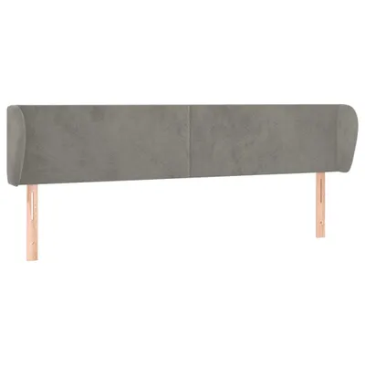 Produktbild von VidaXL 3116924, Hellgrau, Polyester, Holz, 1830 mm, 78 cm, 88 cm, 230 mm