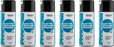 Zdjęcie produktu dla TESLANOL 26018 Elektromechaniczny środek czyszczący w sprayu, 400 ml, 6 sztuk