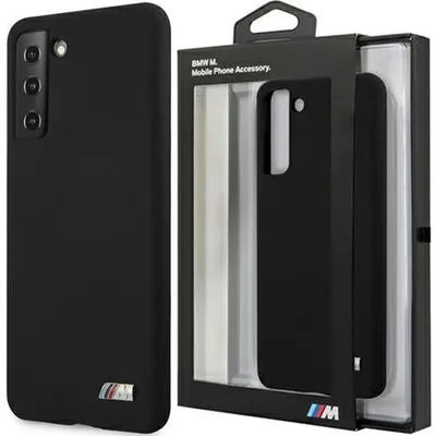 Zdjęcie produktu dla Etui Bmw Bmhcs21Smsilbk S21 G991 Czarny/Black Silicone M Collection