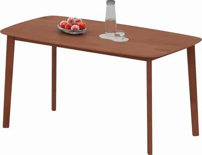 Produktbild von Esstisch, Landhausstil, lackierte Oberfläche, Holz, 150 x 80 cm, Braun