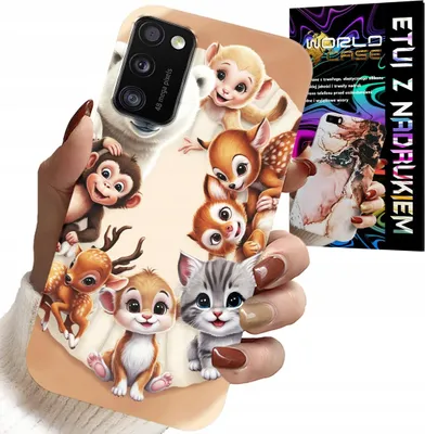 Image de Étui Pour Samsung Galaxy A41 - Étui Pour Enfants Avec Animaux De La Forêt