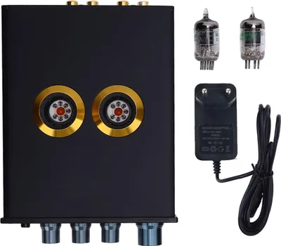 Obrázek produktu pro Elektronkový gramofonový předzesilovač HiFi stereofonní předzesilovač Hlavový zesilovač Sluchátkový zesilovač Přední ekvalizér Zástrčka EU