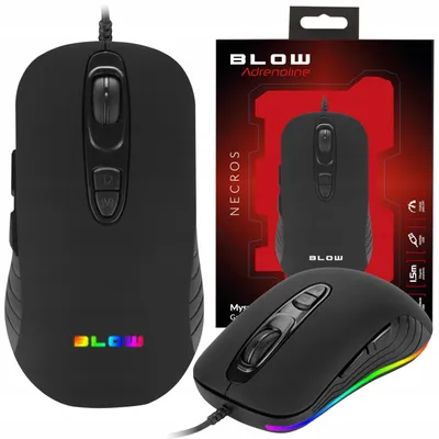 Produktbild von Kabelgebundene optische Maus Blow Adrenaline Necros 2400 DPI RGB-Beleuchtung