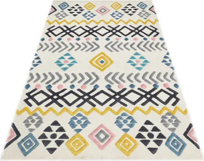 Image de Kelim Mexico D38b ivoire (160x230 cm)
