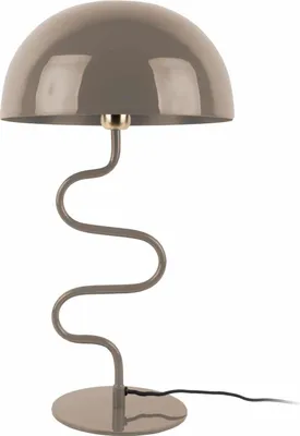Produktbild von Leitmotiv - Tischleuchte Twist - Grau - 31x31x54cm Tischlampe - Nachttischlampe, Wohnzimmer, Schlafzimmer