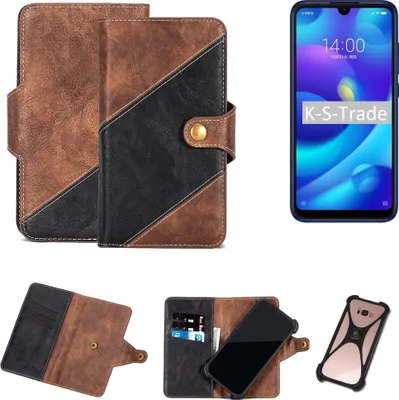 Produktbild von K-S-Trade Handy Hülle Schutz Hülle Schutzhülle Bookstyle Case kompatibel mit Xiaomi Mi Play Handy Cover Hülle Schutztasche 1x