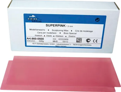 Productafbeelding van Modelleerklei, Superpink, 1,5 mm, verpakking van 500 gram