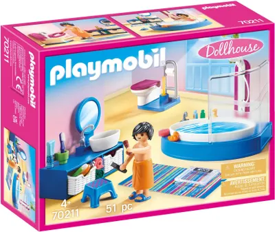 Produktbild von PLAYMOBIL Dollhouse 70211 Badezimmer