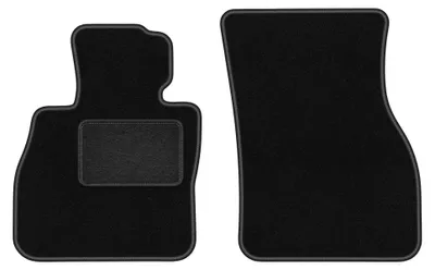 Productafbeelding van Velours voormatten voor Mini Clubman F-54 vanaf 2015 (hatchback) – 2-delig, zwart, op maat – Wielganizator LUX