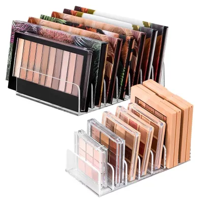 Schubladen-Organizer-Set, 7 Fächer, 2 Größen, transparent