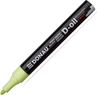 Produktbild von Ölbasierter Marker DONAU D-Oil, rund, 2,8 mm, gelb