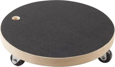 Produktbild von Pflanzengleiter Ø 200 mm - 100 kg Tragfähigkeit - Siebdruckplatte - PP-Räder/ Möbelgleiter/Unterstützer mit Rädern/Transportschutz für Pflanzen / 822030