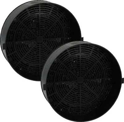 Produktbild von vhbw 2x Aktivkohlefilter kompatibel mit turboair 421113, 421117, CB42A1, GZD1125, C593N, AE901E Dunstabzugshaube - 16 cm