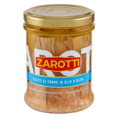 Produktbild von Thunfischfilets in Olivenöl 200g - Zarotti