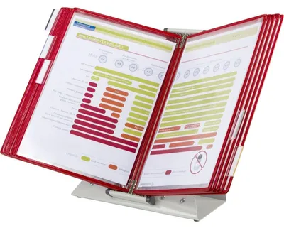 Produktbild von tarifold tdisplay Tischständer Metall inkl. 10 Sichttafeln