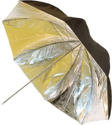 Produktbild von Falcon Eyes Umbrella UR-48SB1 Silver/Black 122 cm
