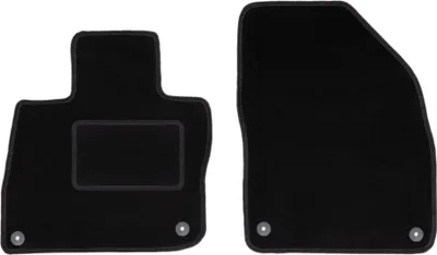 Zdjęcie produktu dla Wielganizator dywaniki welurowe LUX przednie do Honda Civic VIII (UFO) hatchback (2006-2012) - czarne dywaniki samochodowe BASIC komplet (2 szt.)