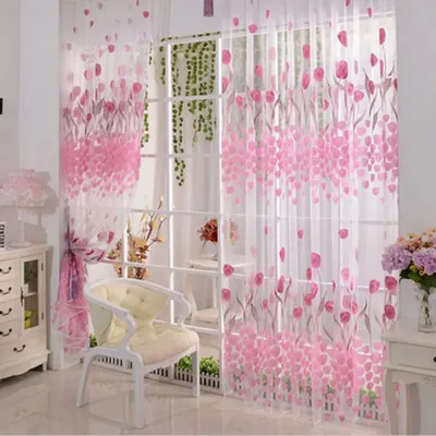 Produktbild von Vorhang Transparent Gardienen Voile Gardinen Wohnzimmer Modern Gardine Leinenoptik Vorhänge Weiss Halbtransparent Ösenvorhang