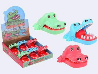 Produktbild von 6 Krokodile Beißspiel im Display 24466