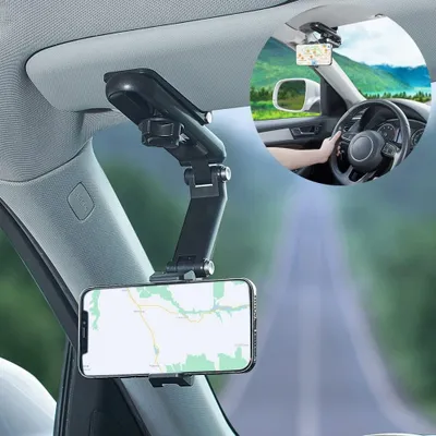 Produktbild von Verstellbarer Sonnenblende-Halter für Smartphones im Auto