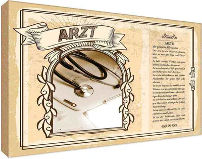 Produktbild von vianmo Holzschild 20x30 cm Arzt Beruf Arbeit