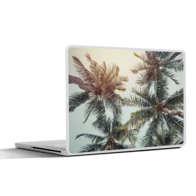 Produktbild von MuchoWow® Laptop Aufkleber Sticker Cover Palme - Sommer - Tropisch 25x18 cm - Laptop-Deko