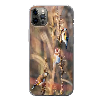 Produktbild von MuchoWow® Handyhülle Schutzhülle Hülle für iPhone 13 Pro Max Vögel - Äste - Wald Silikon Softcase Handy Hülle - Mobiltelefon