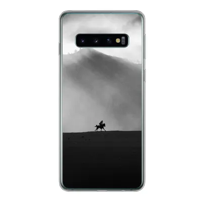 Produktbild von MuchoWow® Handyhülle Schutzhülle Hülle für Samsung Galaxy S10 Pferd - Licht - Berg Silikon Softcase Handy Hülle - Handytasche
