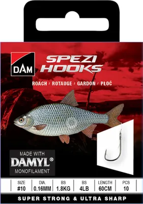 Zdjęcie produktu dla Gotowe Przypony Dam Spezi Roach Płoć 10 - 0,16 mm 60 cm