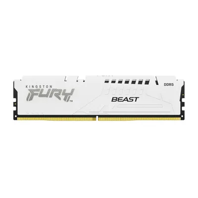 Produktbild von Kingston FURY Beast - DDR5 - Modul - 32 GB - DIMM 288-PIN - 6000 MHz / PC5-48000 - CL36 - 1.35 V - ungepuffert - on-die ECC - weiß