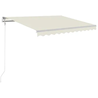 Produktbild von Markisen - HOMMIE, Gelenkarmmarkise Automatisch 300x250 cm Creme 2023
