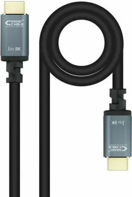 Obrázek produktu pro Nanocable 10.15.8010, 10 m, HDMI Typ A (standardní), HDMI Typ A (standardní), 3D kompatibilita, 48 Gbit/s, Černá