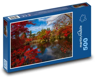 Obrázok produktu pre Puzzle 500 Rozkvitnutá japonská záhrada - martinpuzzle