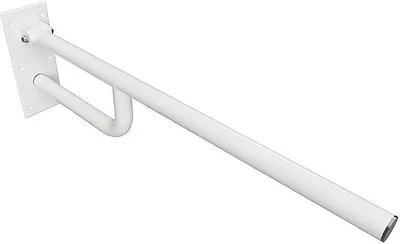 Produktbild von BELP Stützklappgriff Eisen Weiß 100x250x760 mm, 120 kg Traglast für Bad & WC >> zum Bohren