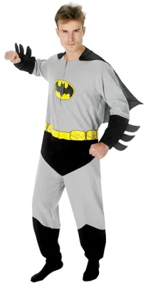 Produktbild von Batman Onesie Jumpsuit für Fledermaus Fans Größe: M