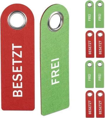 Zdjęcie produktu dla Zestaw 10 tabliczek na drzwi „Zajęte”