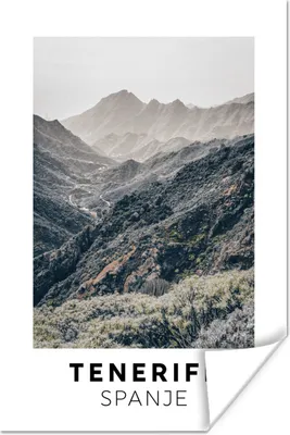 Produktbild von MuchoWow® Poster Teneriffa - Spanien - Berge 40x60 cm - Plakate für die Wand - Poster Babyzimmer