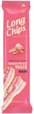 Image de Chips longues Snack purée de pommes de terre Bacon 75 g