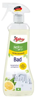Produktbild von Poliboy NCP Badreiniger - 500ml - hygienische und starke Reinigung gegen Kalkreste und Wasserflecken - Sprühflasche