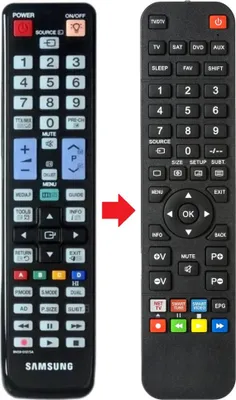 Produktbild von Fernbedienung passend für SAMSUNG UE46C6005 | UE46C6200 | UE55C5100