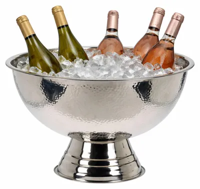 Produktbild von Excellent Houseware Champagnerkuhler - auf Stander - Edelstahl - 40x24 cm