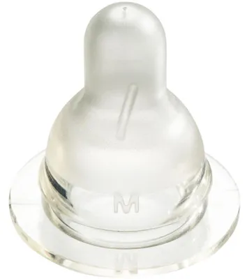 Productafbeelding van Difrax Flesspeen medium natural (2 stuks)