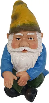 Produktbild von Dekofigur Gartenzwerg sitzend 29,5 x 21,5 x 16,5 cm