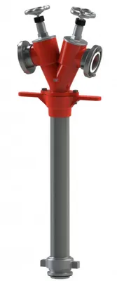 Produktbild von AWG Hydrantenstandrohr DIN 14375 DN 80 Feuerwehr Standrohr 2x Storz B